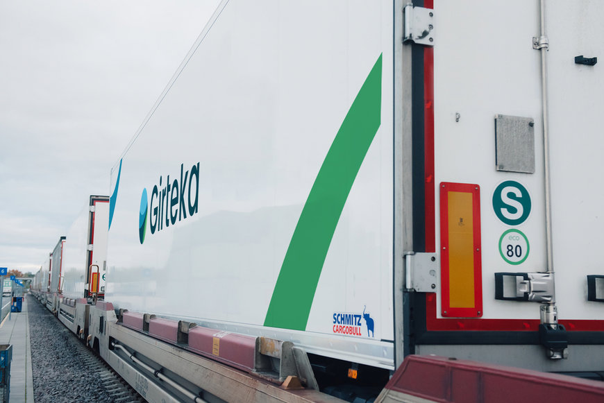 Girteka y CargoBeamer alcanzan las 20.000 unidades en transporte intermodal